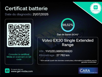 Photo 26 du bon plan VOLVO EX30 Single Extended Range 272ch Ultra occasion à 34990 €