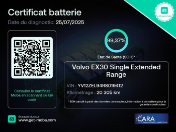 Photo 28 du bon plan VOLVO EX30 Single Extended Range 272ch Ultra occasion à 34900 €