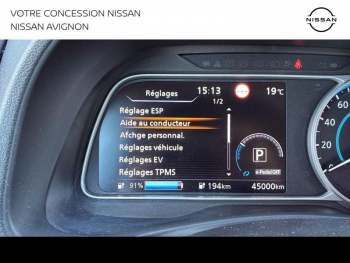 Photo 27 du bon plan NISSAN Leaf 150ch 40kWh Visia 21 occasion à 12990 €