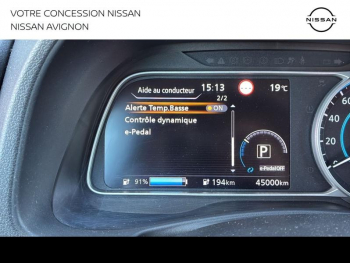 Photo 29 du bon plan NISSAN Leaf 150ch 40kWh Visia 21 occasion à 12990 €