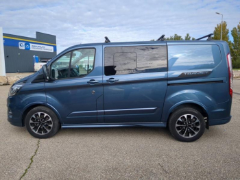 Photo 13 du bon plan FORD Transit Custom Fg VUL 320 L1H1 2.0 EcoBlue 170 S&S Cabine Approfondie Sport BVA6 occasion à 35100 €
