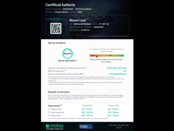 Photo 18 du bon plan NISSAN Leaf 150ch 40kWh Acenta 21 occasion à 13900 €