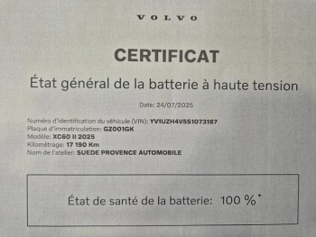 Photo 10 du bon plan VOLVO XC60 T6 Hybride Rechargeable 253 + 145ch Plus Style Dark Geartronic 8 AWD occasion à 51900 €