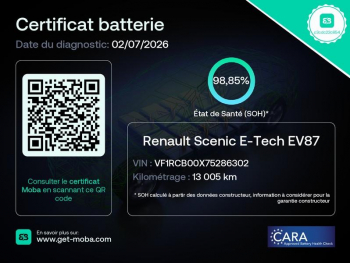 Photo 2 du bon plan RENAULT Scenic E-Tech Electric 220ch 87kWh techno 220 ch grande autonomie - option iconic - occasion à 39500 €
