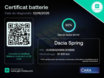 Photo 3 du bon plan DACIA Spring 45ch Expression occasion à 9490 €