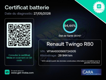 Photo 3 du bon plan RENAULT Twingo E-Tech Electric Zen R80 Achat Intégral - 21MY occasion à 10900 €