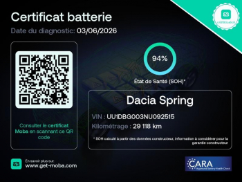 Photo 3 du bon plan DACIA Spring 45ch Essential occasion à 9290 €