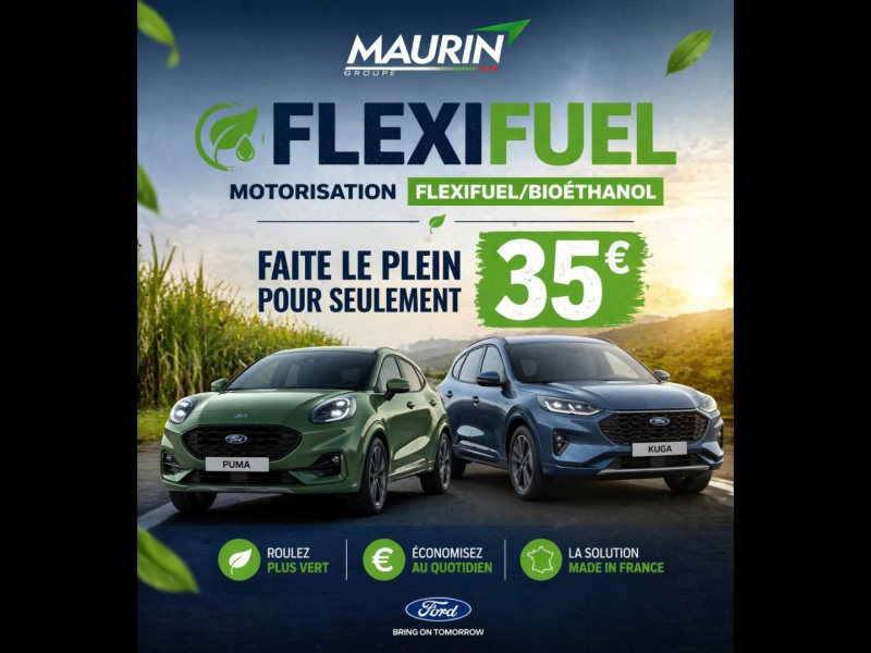 Bon plan FORD Puma 1.0 Flexifuel 125ch S&S mHEV Titanium occasion