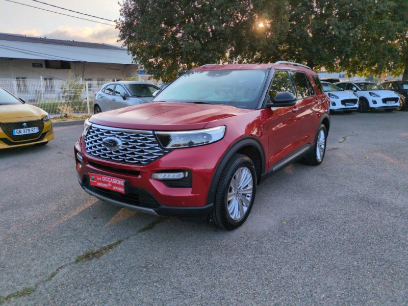Bon plan FORD Explorer 3.0 EcoBoost 457ch Parallel PHEV Platinum i-AWD BVA10 25cv occasion à 54900 €